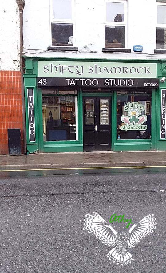 Athy Ireland Shifty Shamrock Tattoo Shop